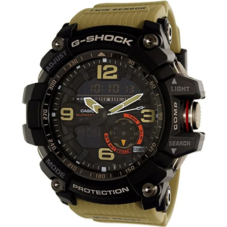 CASIO GG-1000-1A5ER Herren Armbanduhr Analog-Digital, sportliches Design, wasserdicht bis 20 bar, automatischer Kalender