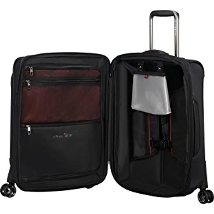 Samsonite Pro-DLX 5 - Spinner S Erweiterbar Handgepäck, 55 cm, 40.5/51.5 L, Schwarz (Black) – Bild 5