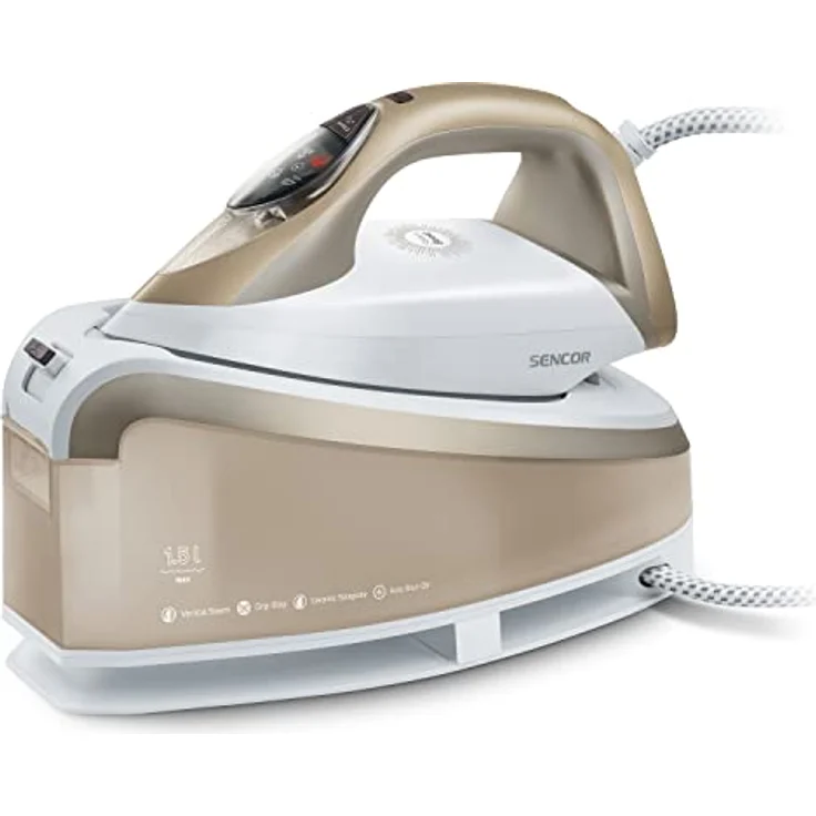 Sencor Dampfbügeleisen mit Heizkessel, Ultraschnell, Anti-Kalk- und Tropf-Technologie, Leistung 2400 W, Fassungsvermögen des Wassertanks von 1,5 l – Bild 1
