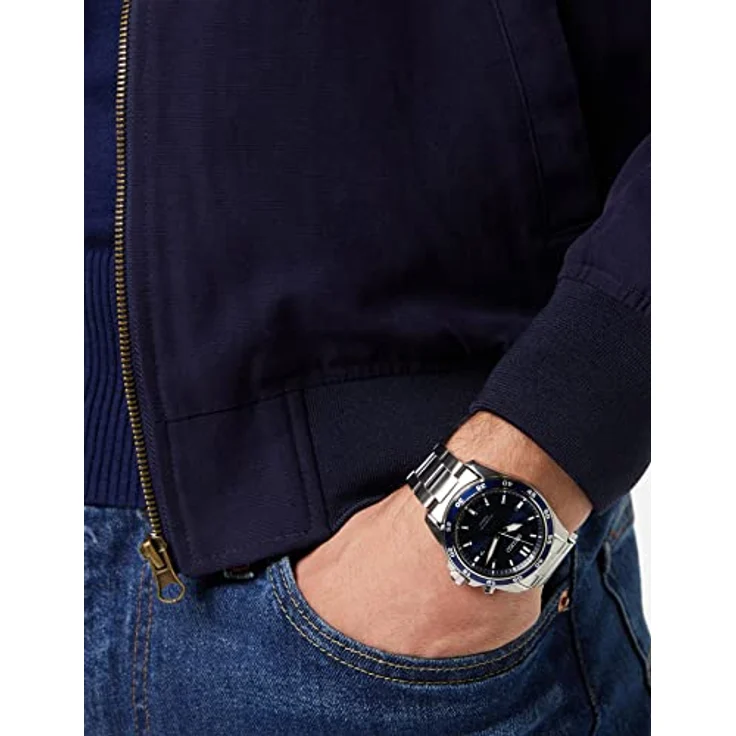 Seiko Herren-Uhr Kinetik Edelstahl mit Edelstahlband SKA783P1 - Preisvergleich – Bild 3