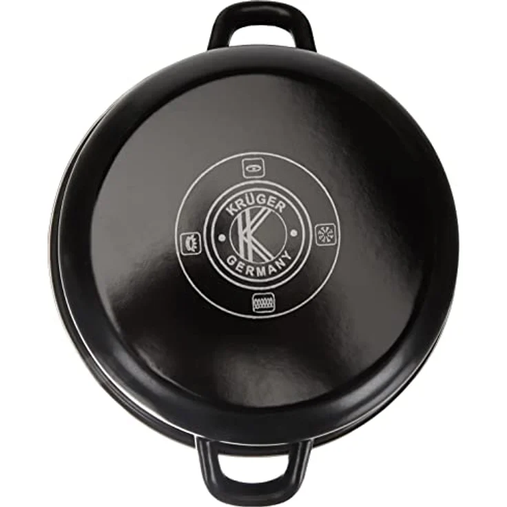 Krüger Karl Bräter, Aluminium, Schwarz, 24 cm – Bild 5