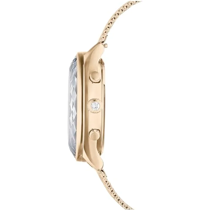 Swarovski Orbita Halskette, Kristall im Tropfenschliff, Mehrfarbig, Goldlegierungsschicht – Bild 5