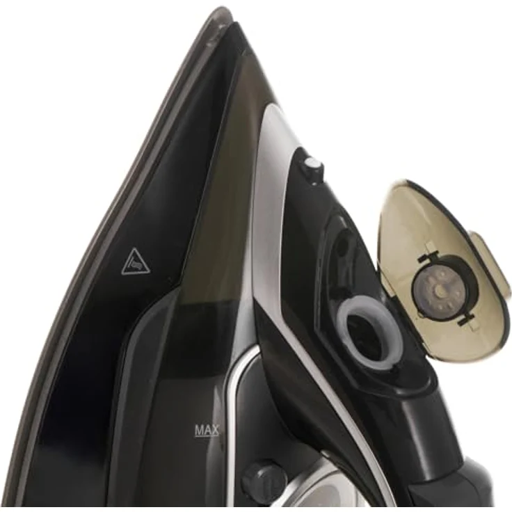 Adler Żelazko parowe AD 5054, Dampfbügeleisen mit 3000 Watt, Schwarz und Grau, 260 g/min Dampfausstoß, Keramikbeschichtung, 0,45 l Wassertank – Bild 6