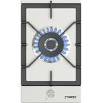 Phönix 301SL Gaskochfeld Edelstahl Gaskocher 1 flammig Einbau Kochmulde Propan-/ Erdgas, H-Gas