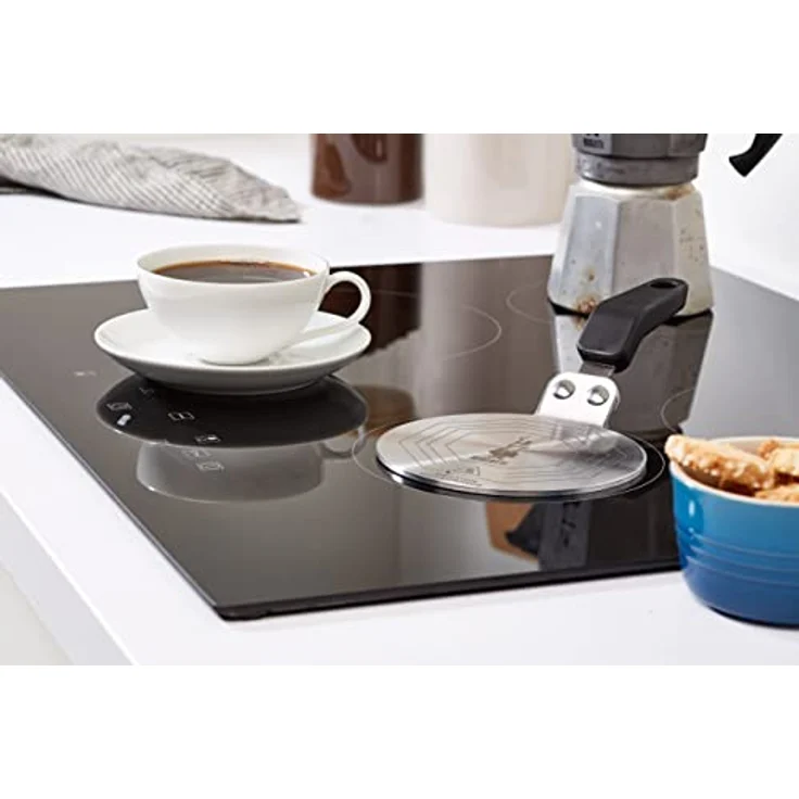 Bialetti induktionsplatte Moka 13 cm Edelstahl silber – Bild 5