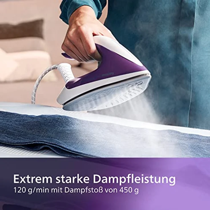 Philips PerfectCare Compact Plus GC7933/30 Dampfbügelstation, 2400 W, 6,5 bar, konstanter Dampfausstoß von 120 g-Min. – Bild 3