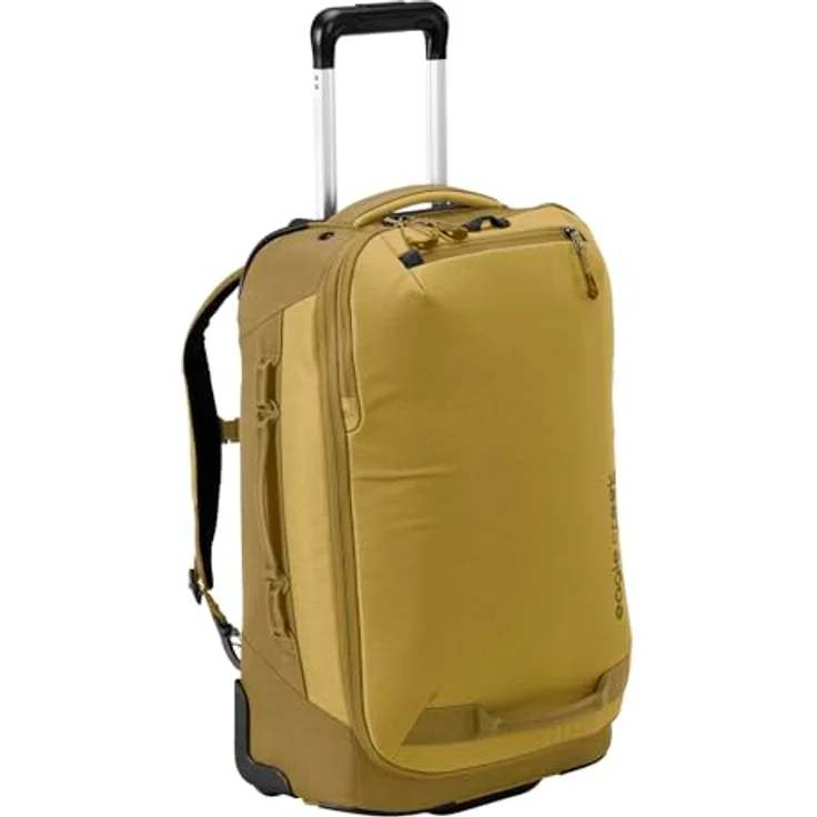 Eagle Creek Expanse Rollkoffer, erweiterbares Hauptfach, verstaubare Rucksackgurte, Gold (2-Räder) – Bild 5