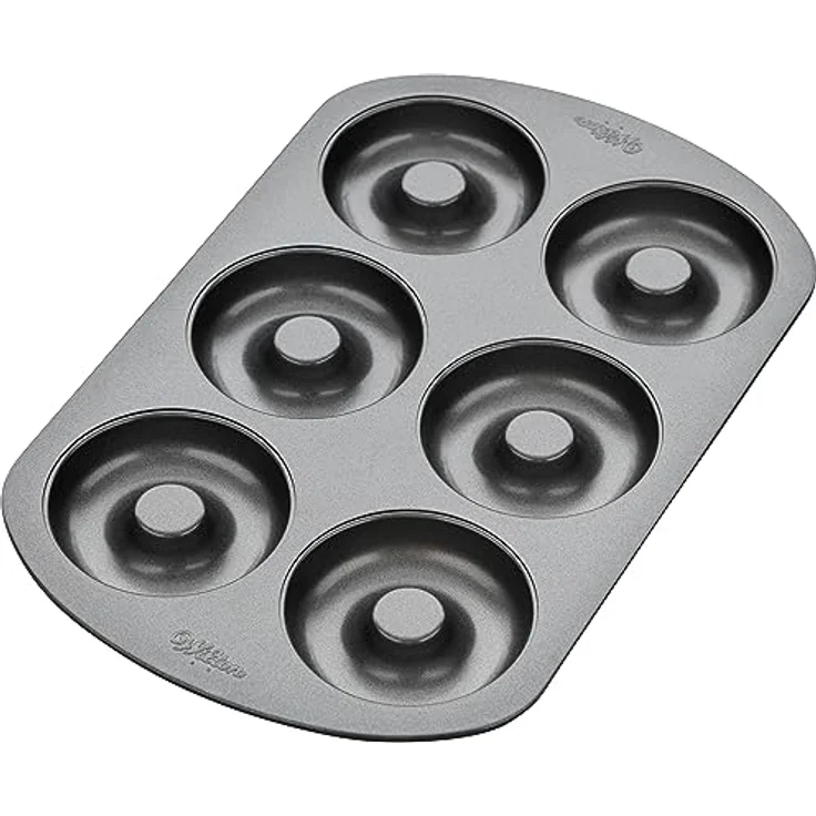 Wilton Donutform mit 6 Mulden, Backform für Donuts – Bild 2