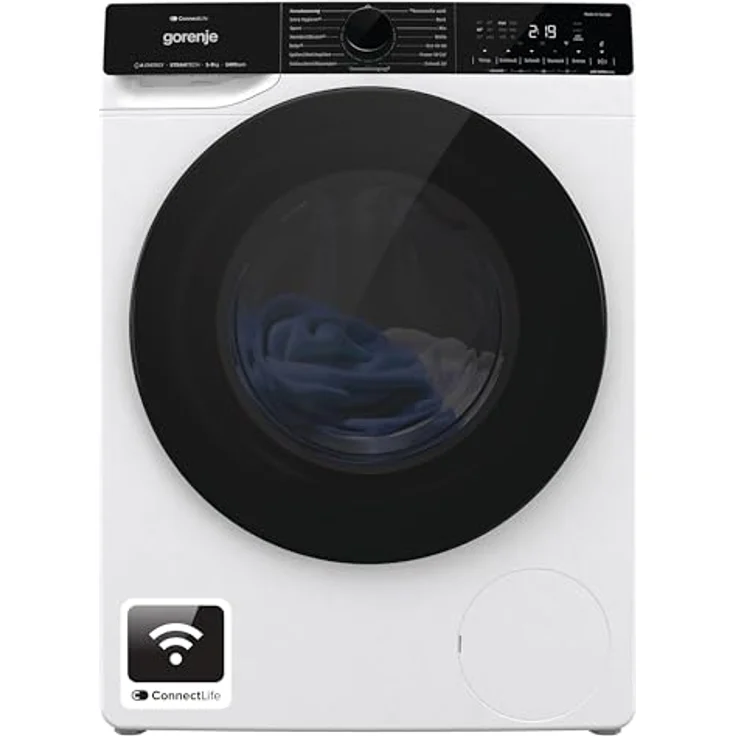 Gorenje WPNA94ATSWIFI3, Frontlader Waschmaschine mit 9 kg Fassungsvermögen, 1.400 U/min und Knitterschutz – Bild 1