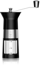 Bialetti Manuelle Kaffeemühle, Edelstahl, Mattschwarz