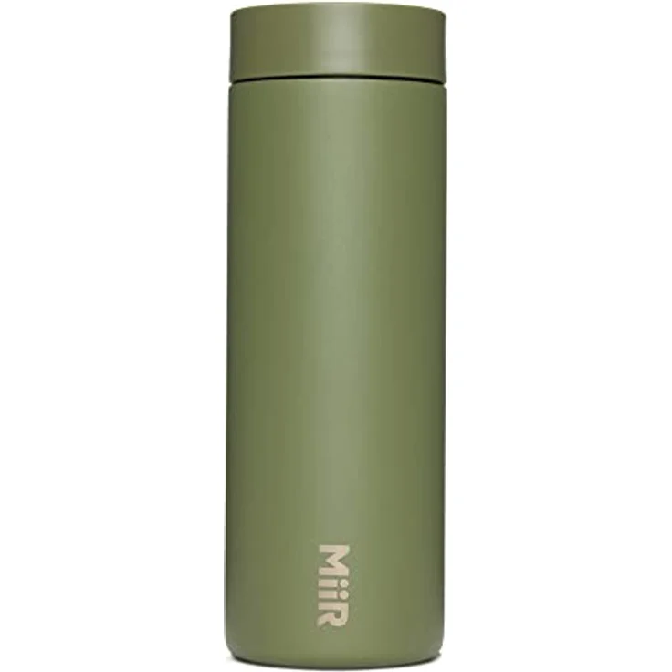 MiiR 360 Traveler, vakuumisolierte Thermoskanne, Evergreen, 473 ml, auslaufsicherer 360-Grad-Deckel, doppelwandige Isolierung, BPA-frei – Bild 1