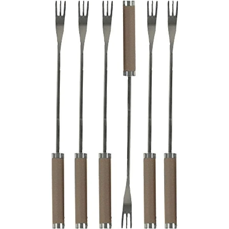 Kela 16560 Käsefondue-Set, 10-teilig, Keramisch beschichtet, Aluguss, Induktionsgeeignet, 1 L Lancy, taupe – Bild 6