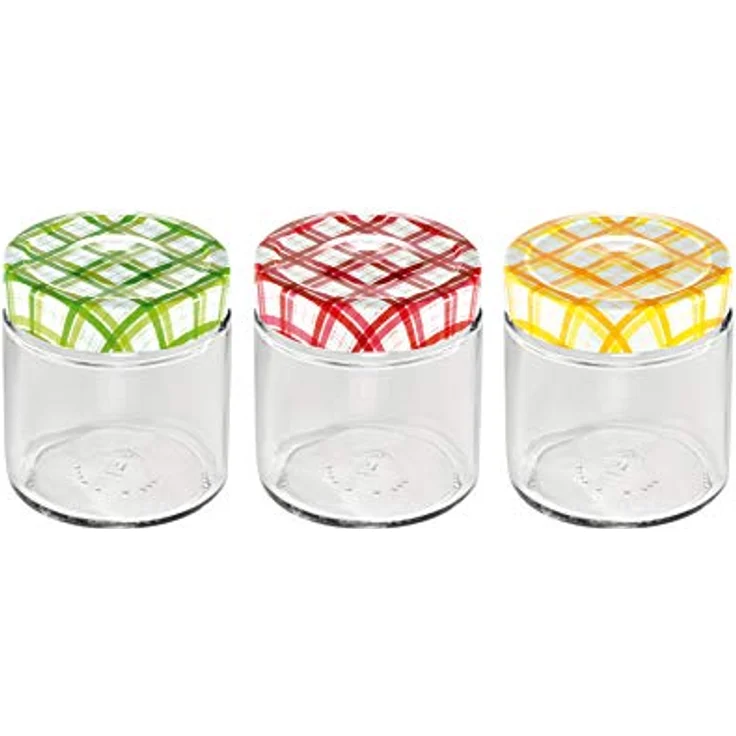 Tescoma 895110 Einmachglas 125 ml, transparent-Spitze Mehrfarbig, 6 Einheiten – Bild 3