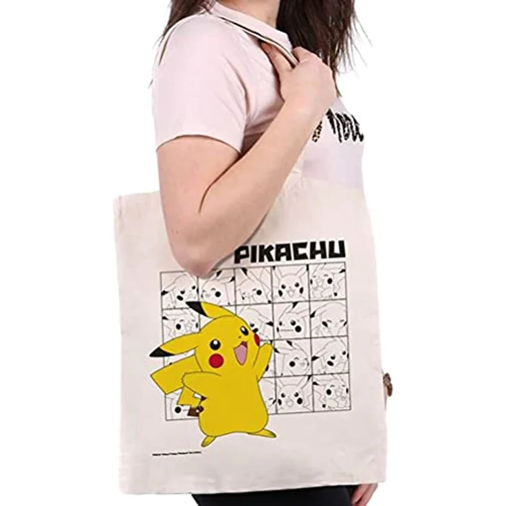 GB eye POKEMON Eco Tote Bag, Unisex Öko-Einkaufstasche, Mehrfarbig, One Size – Bild 2