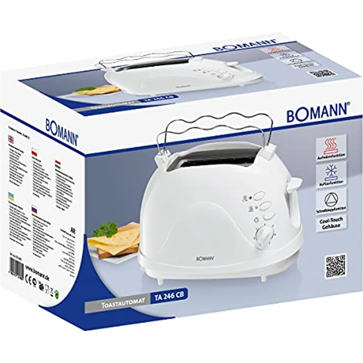 Bomann TA 246 CB Toastautomat, weiß – Bild 7