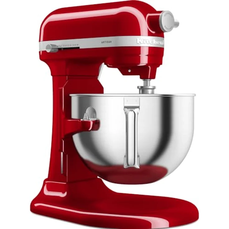 KitchenAid Küchenmaschine 5KSM60SPXE, 2 silberbeschichtete Rührwekzeuge, Planetenrührwerk, Robustes Gehäuse – Bild 4