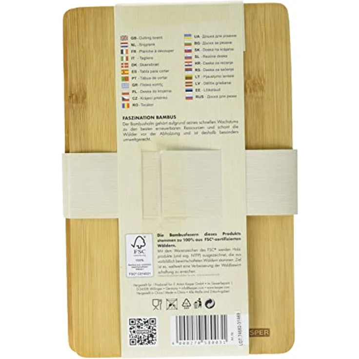 Kesper Schneidbrett, Bambus – Bild 3