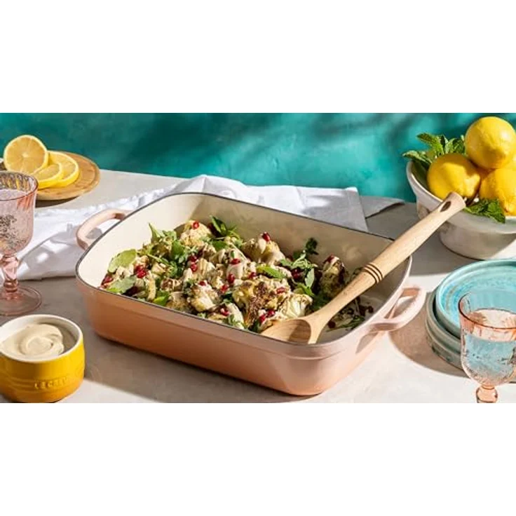Le Creuset Signature Gusseisen-Bratreine, 33 cm, Rechteckig, Für alle Herdarten und Induktion geeignet, Volumen: 4,9 l, Schwarz – Bild 8
