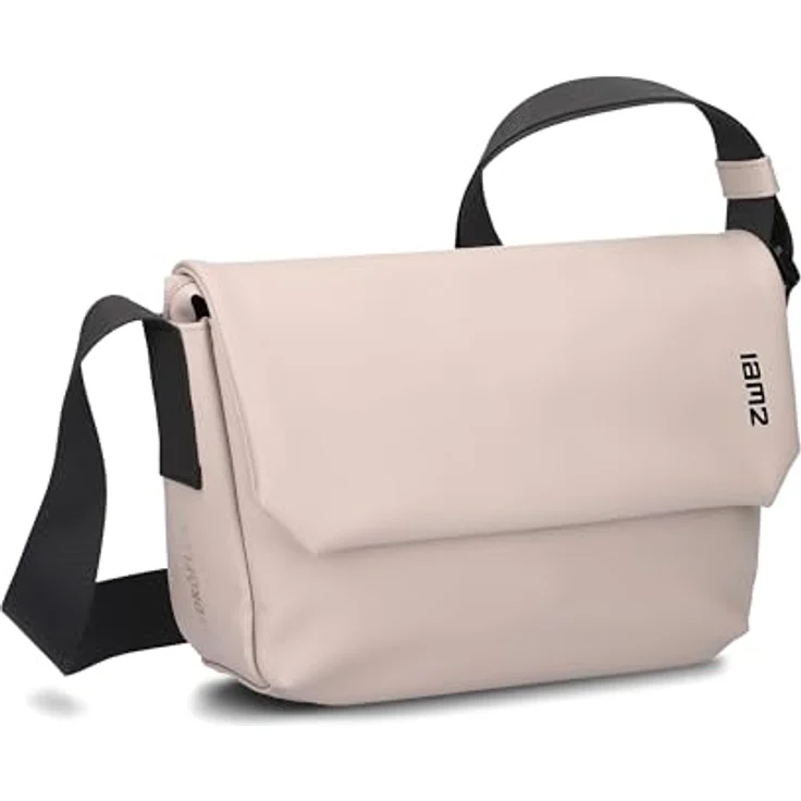 ZWEI Cargo CA60 Umhängetasche, Messenger Bag aus leichtem Kunstleder, 32 x 11 x 20 cm, Nude – Bild 1