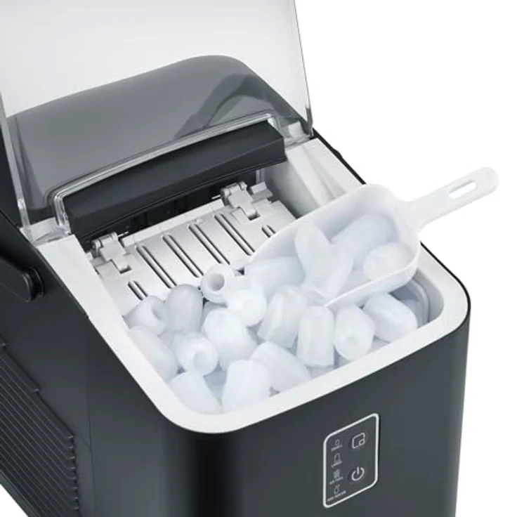 Caso Eismaschine IceChef Compact 3401, leiser Eiswürfelbereiter in modernem Design – Bild 4