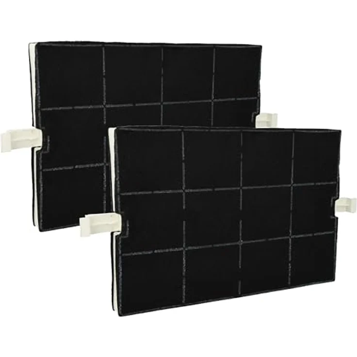 vhbw 2x Aktivkohlefilter kompatibel mit Neff DKF39, D99T7N002, D99T7N0, D99T7A001, D99T7A0, D99T5N0 - Ersatzfilter für Dunstabzugshaube, schwarz, 36,7 x 20,0 x 2,4 cm – Bild 1