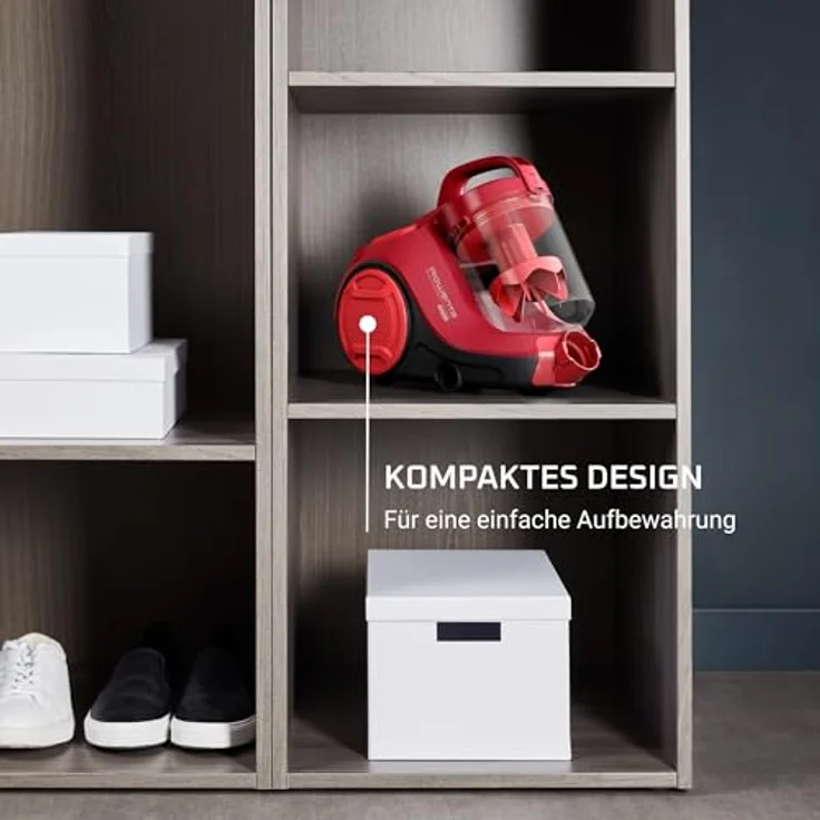 Rowenta Swift Power Cyclonic RO2913EA Staubsauger ohne Beutel, Regal & Lava, 750 W, 77 decibeles – Bild 5