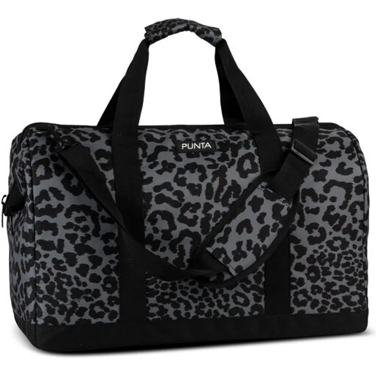 Punta Weekend Weekender Reisetasche, 49 cm, schwarz-graubraun, 100% Polyester