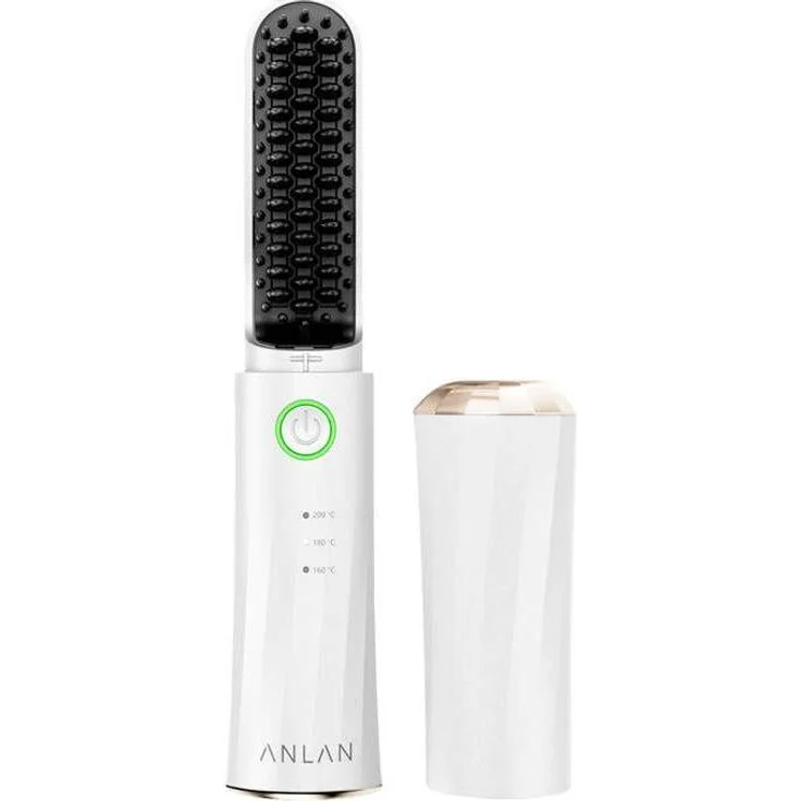 Anlan Ionizing Hair Styling Brush 05-AZFS41-02A, Warmluftbürste mit ergonomischem Design und ionisierender Technologie für glattes, glänzendes Haar