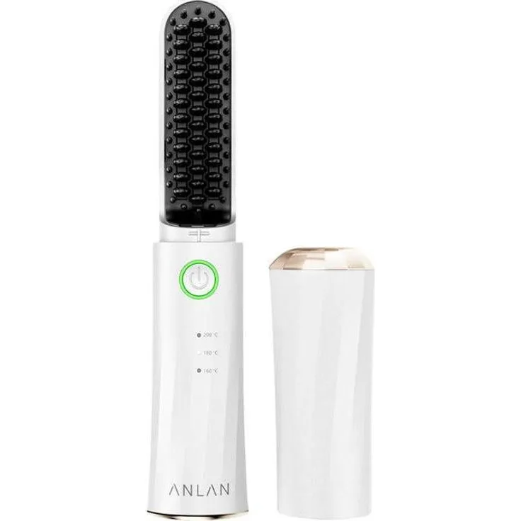 Anlan Ionizing Hair Styling Brush 05-AZFS41-02A, Warmluftbürste mit ergonomischem Design und ionisierender Technologie für glattes, glänzendes Haar