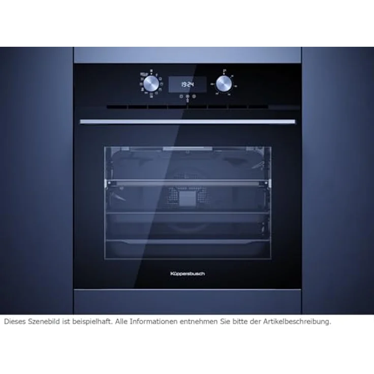 KÜPPERSBUSCH BP 6202.0 S1 Pyrolyse Pizza-Backofen Schwarz, 6 Backofenfunktionen, authentische Neapolitanische Pizza-Funktion – Bild 3