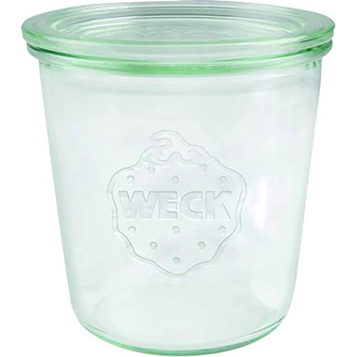 Weck Sturzglas 500 ml, Einmach Glas mit Deckel; zum Einkochen; 6 Stück – Bild 2