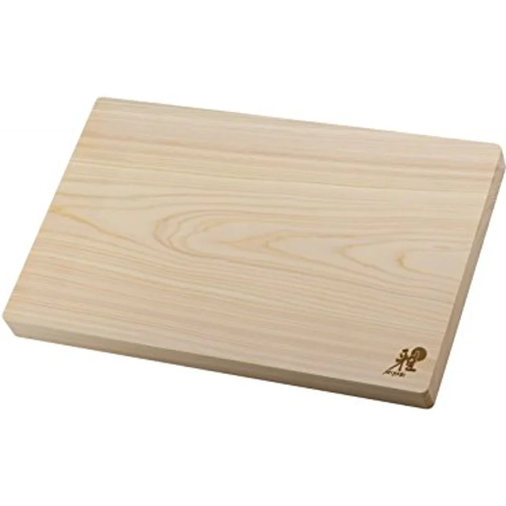 Miyabi Hinoki, Schneidebrett aus japanischer Zypresse, 40 cm x 25 cm, braun mit Saftrinne – Bild 1