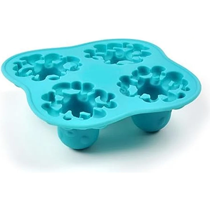 König Design Silikon Eiswürfelform Octopus Kraken Eiswürfel EIS für Whiskey Wein Bar Party – Bild 3