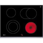Neff N 50, Elektrokochfeld, 70 cm, herdgesteuert, Schwarz, Mit Rahmen aufliegend, M17SRF0L0, Kochfeld, Schwarz