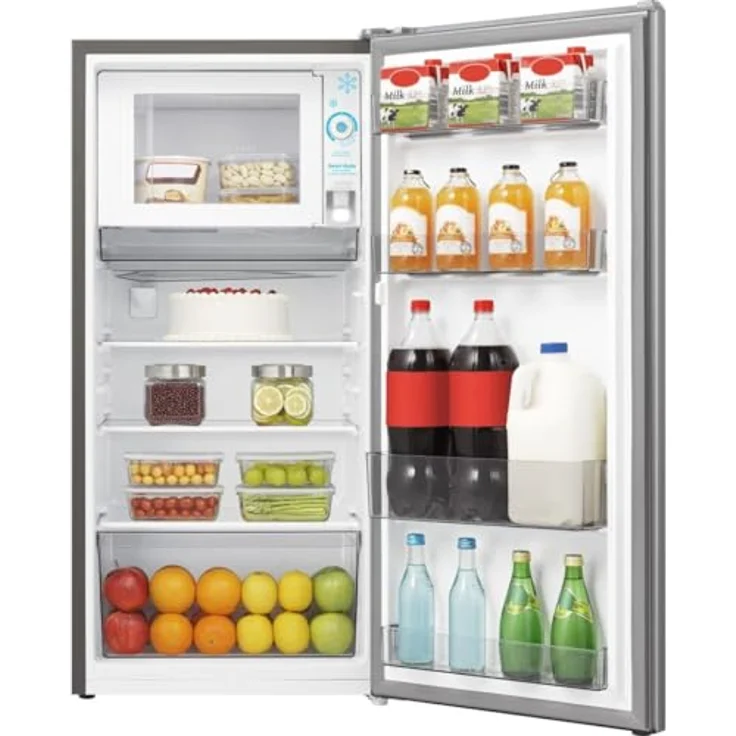 Hisense RR198D4ADE, freistehender Kühlschrank mit 151 l Kapazität, Energieeffizienzklasse E, 36 dB, Grau – Bild 4