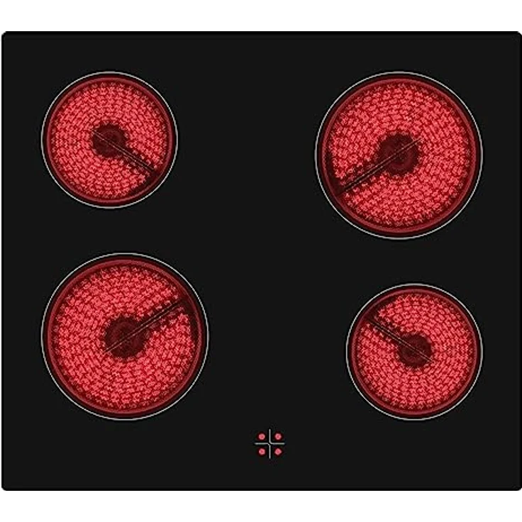 Telefunken ECH65A-B2 Einbauherd-Set, Elektro-Herd-Kochfeld-Kombination mit 4-Zonen Glaskeramik-Kochfeld, 65 Liter Backofen mit Grill und Umluft, Edelstahl, 60 cm – Bild 5