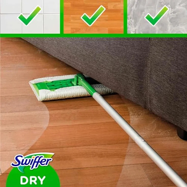 Swiffer Trockene Bodentücher Nachfüllpackung, 80 Stück, (1 x 80 Tücher) – Bild 5