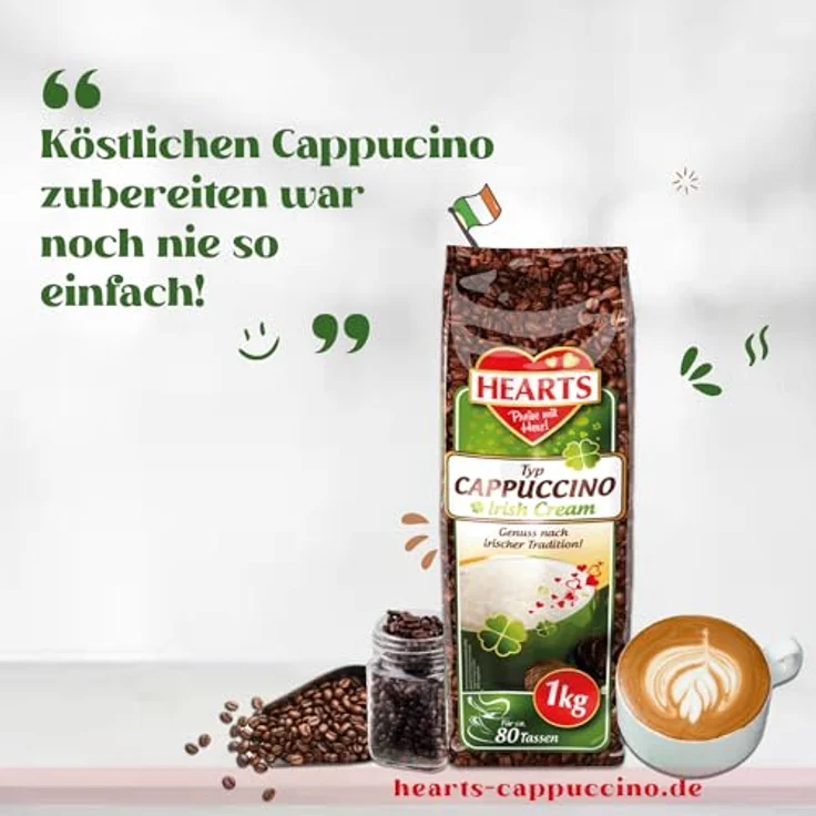 Hearts Cappuccino Irish Cream 1kg – Bild 3