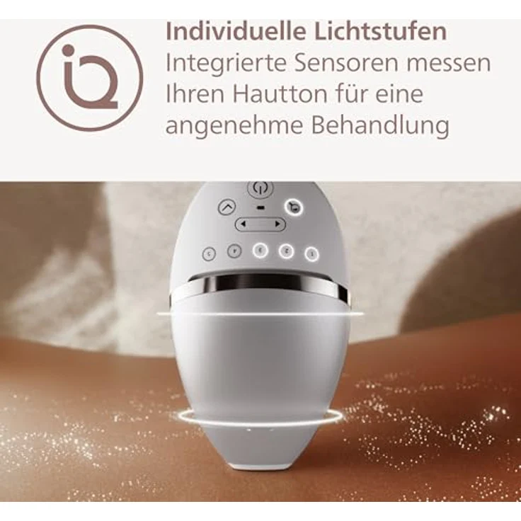 Philips Lumea 8000 Series, IPL-Haarentfernungsgerät, SenseIQ Technologie, 3 Aufsätze, BRI946/00 – Bild 4
