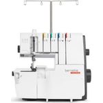 Bernette Overlock-Nähmaschine BERNETTE b44 Funlock (Overlock), anpassbarer Nähfußdruck, mit Differentialtransport, bis zu 1300 Stiche pro Minute, Messer abschaltbar, Untergreifer-Einfädelhilfe