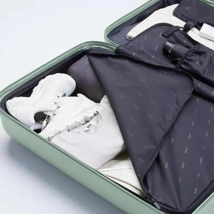 Got Bag Re:Shell 4 Rollen Trolley 78 cm, 100% Polycarbonat, grün, praktische Reisetasche mit optimalem Stauraum – Bild 8