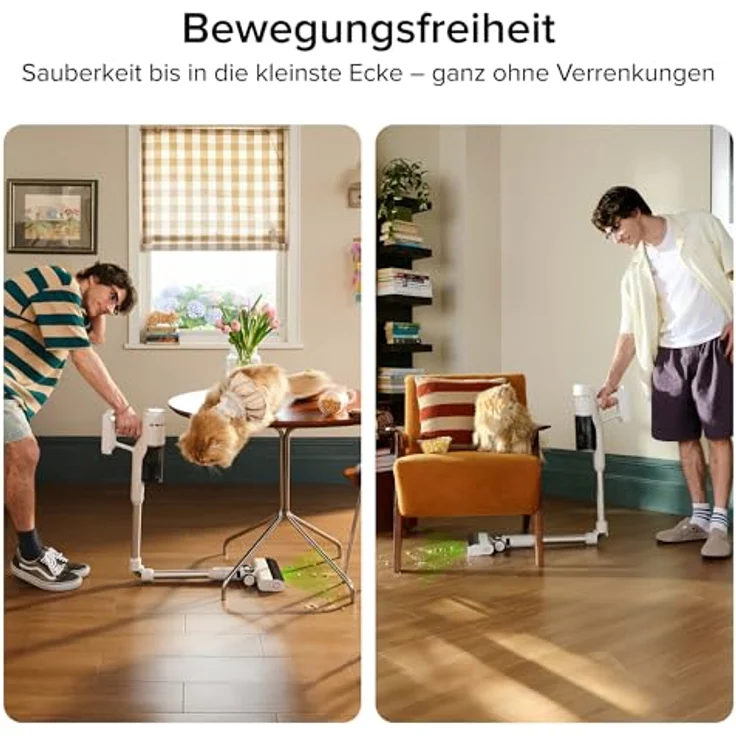roborock H60 Akku Staubsauger, 27000 Pa Saugkraft, 60 Min Laufzeit, Kabelloser Handstaubsauger mit HEPA-Filter und LED Stauberkennung – Bild 4