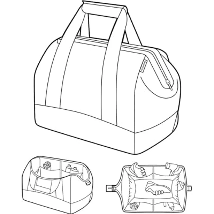 reisenthel Reisetasche Allrounder, L 30l., signature black – Bild 6