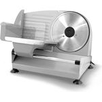 SILVA Schneider Allesschneider AS 500 | 150W | Metallgehäuse | 19 cm Edelstahlmesser | Schnittbreiteneinstellung 0-15mm | Zahnradantrieb & rutschfeste Füße