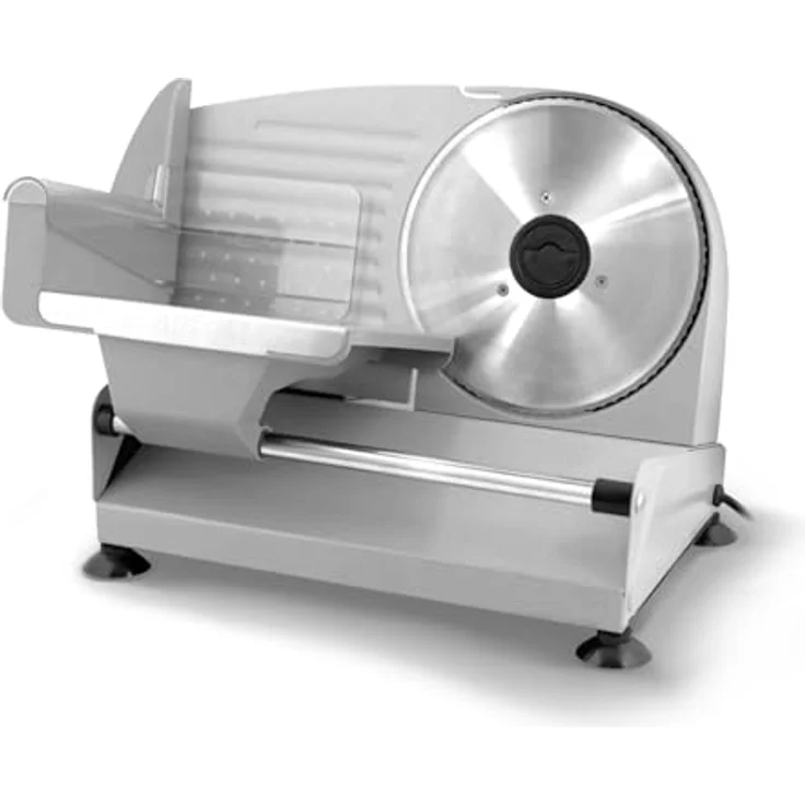 SILVA Schneider Allesschneider AS 500 | 150W | Metallgehäuse | 19 cm Edelstahlmesser | Schnittbreiteneinstellung 0-15mm | Zahnradantrieb & rutschfeste Füße – Bild 1