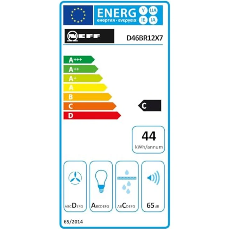 Neff N 30 D46BR12X7, Flachschirmhaube 60 cm, Silbermetallic, mit 2 Leistungsstufen und 2 x 1,5 W LED-Beleuchtung – Bild 16