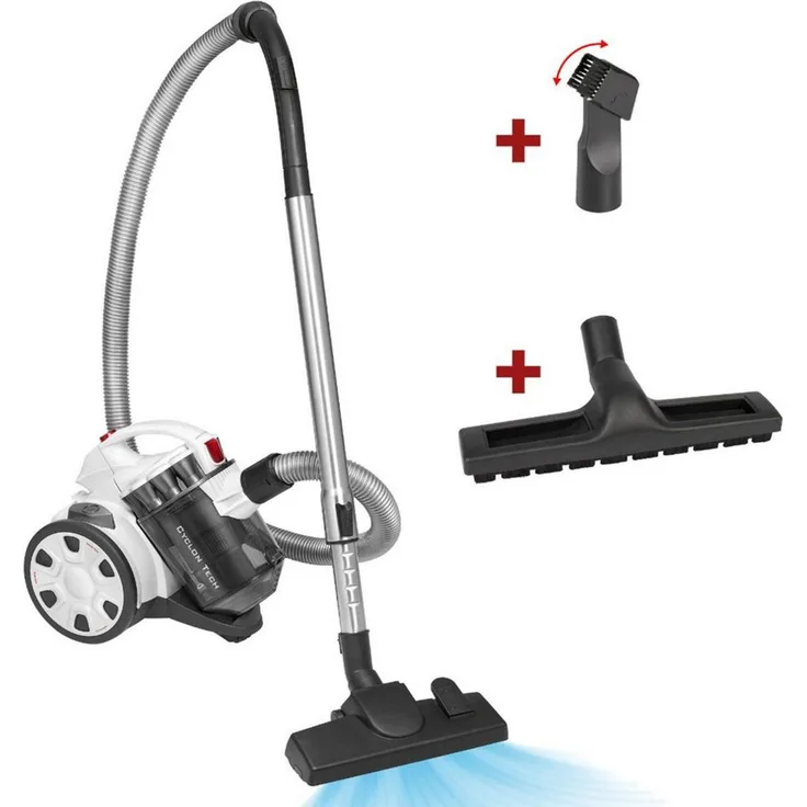 ProfiCare PC-BS 3110, Bodenstaubsauger in Weiß/Titan mit WEEE-Reg.-Nr. DE 12436766