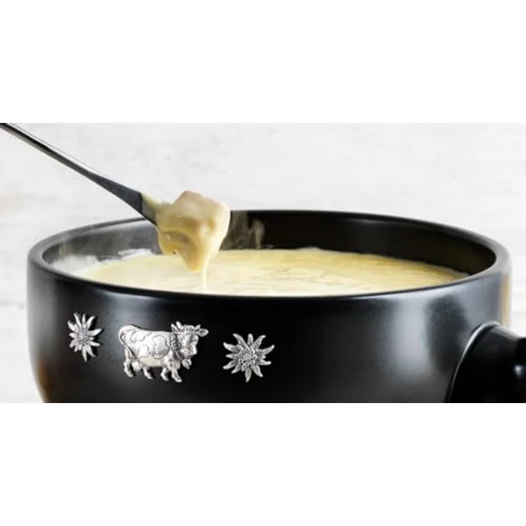 Kuhn Rikon Alpina, Fondue Set, Schwarz – Bild 4
