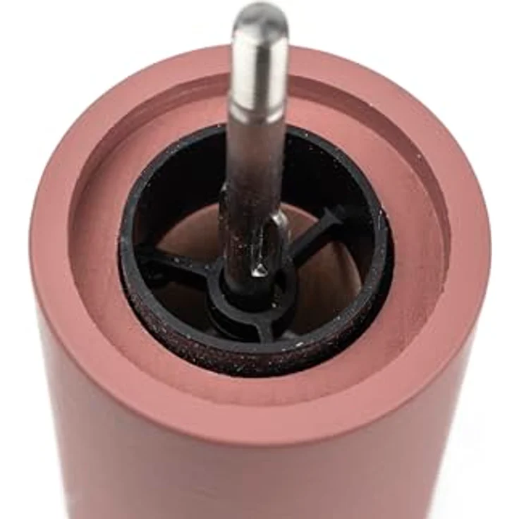 PEUGEOT BOREAL Pfeffermühle, 12 cm, Zirkonia-Mahlwerk aus Buchenholz, Altrosa, manuell, stufenlos einstellbar – Bild 3