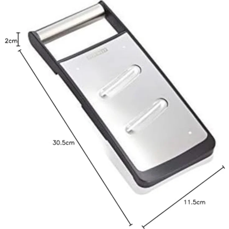 Leifheit Microcut Gurkenhobel, Microcut steht für extra scharfe und langlebige Klingen, aus rostfreiem und hochwertigem Edelstahl, spülmaschinengeeignet, Gemüseschneider, Scheibenschneider – Bild 5